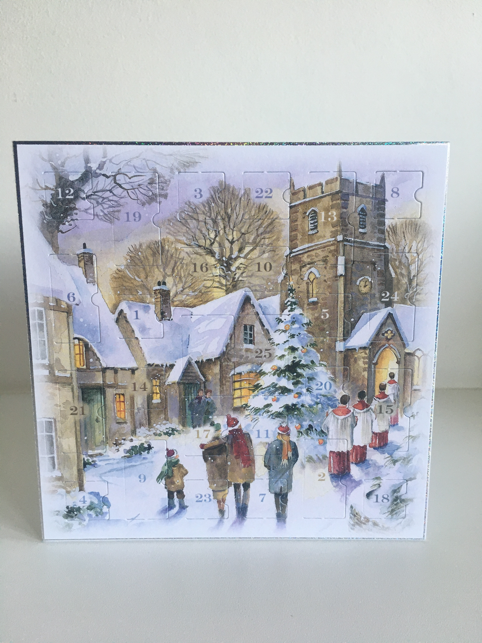 Christmas Advent Calendar Card