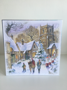 Christmas Advent Calendar Card