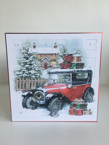 Christmas Advent Calendar Card